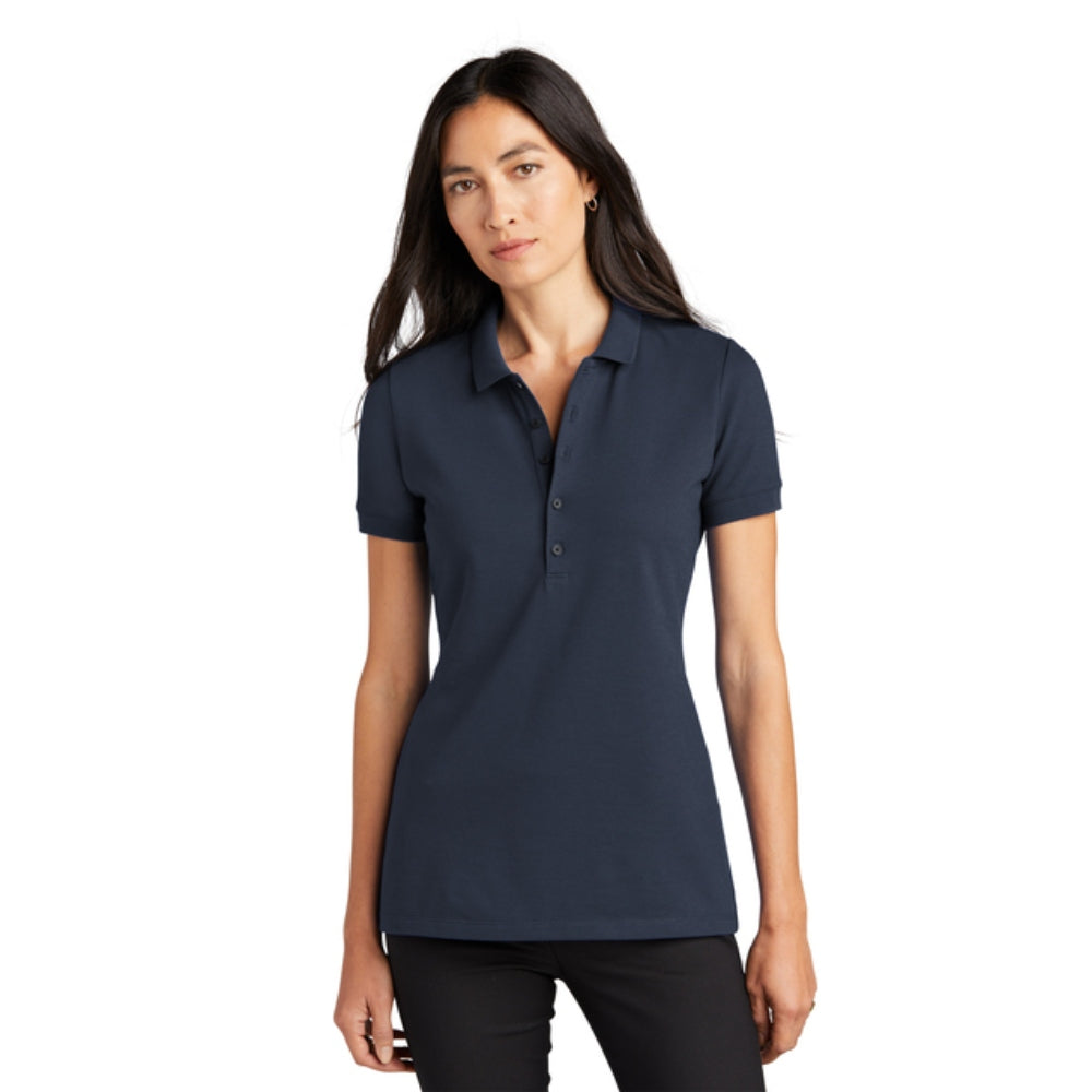 Mercer+Mettle® Women’s Stretch Heavyweight Pique Polo - Night Navy