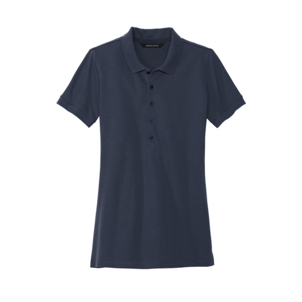 Mercer+Mettle® Women’s Stretch Heavyweight Pique Polo - Night Navy
