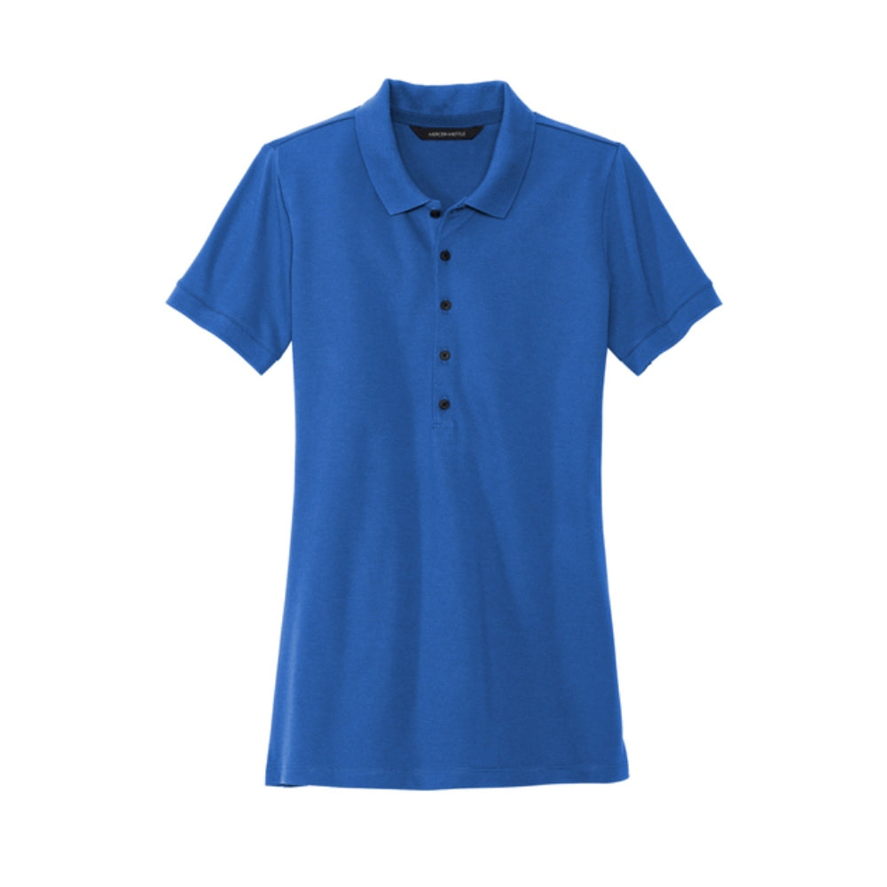 Mercer+Mettle® Women’s Stretch Heavyweight Pique Polo - Blue Note