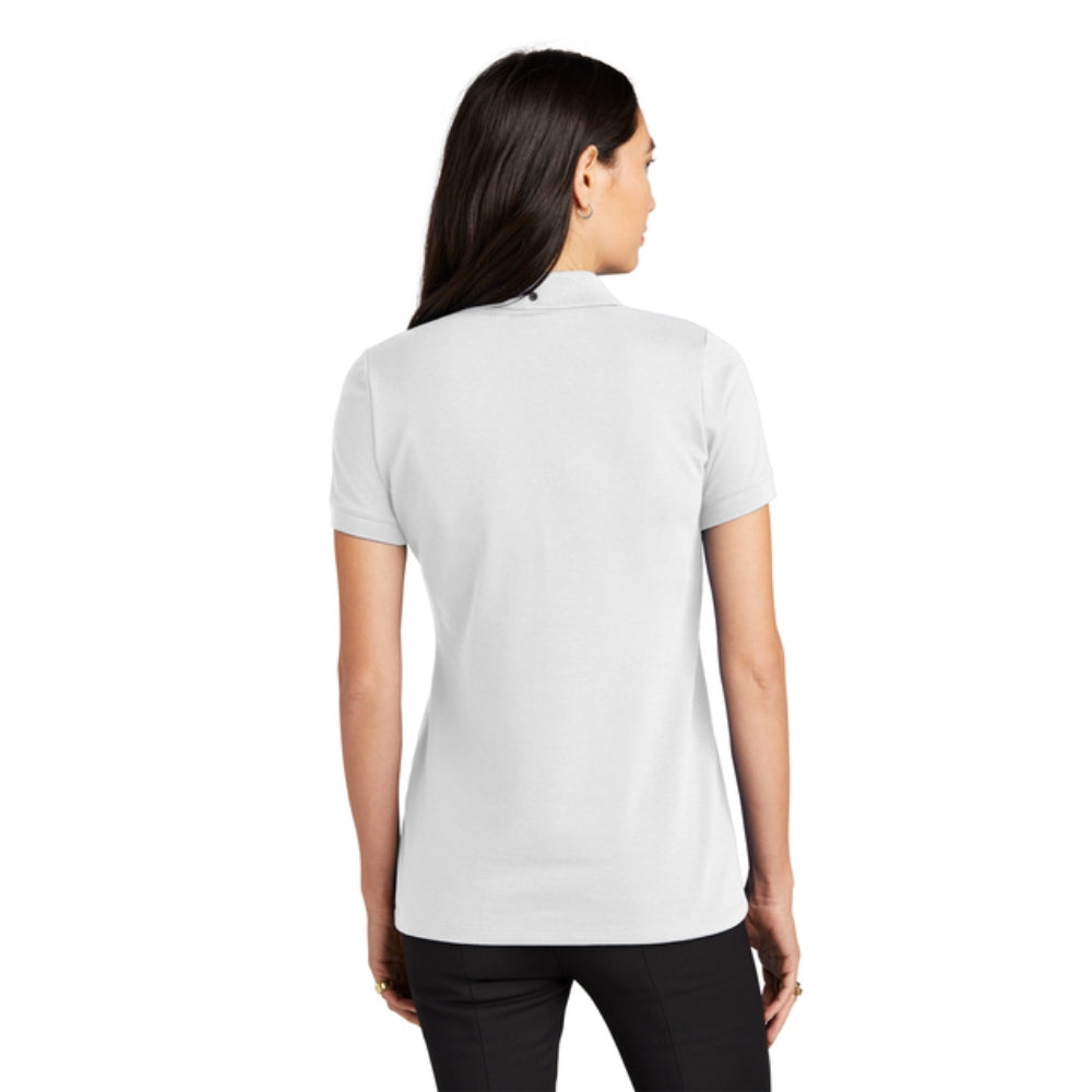 Mercer+Mettle® Women’s Stretch Heavyweight Pique Polo - White