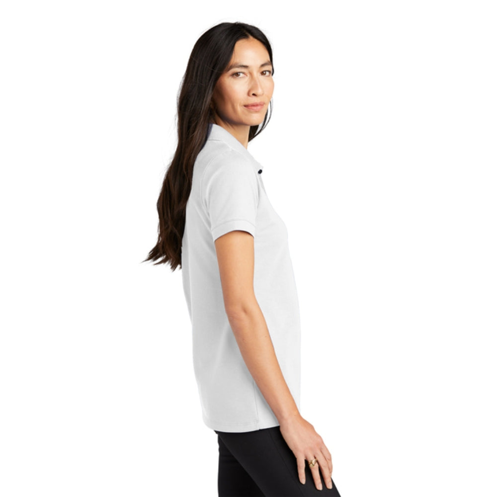 Mercer+Mettle® Women’s Stretch Heavyweight Pique Polo - White