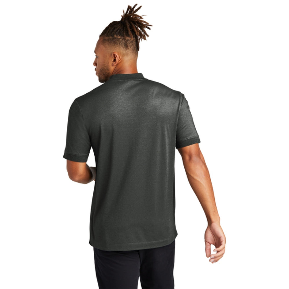 Mercer+Mettle® Stretch Pique Henley - Anchor Grey Heather