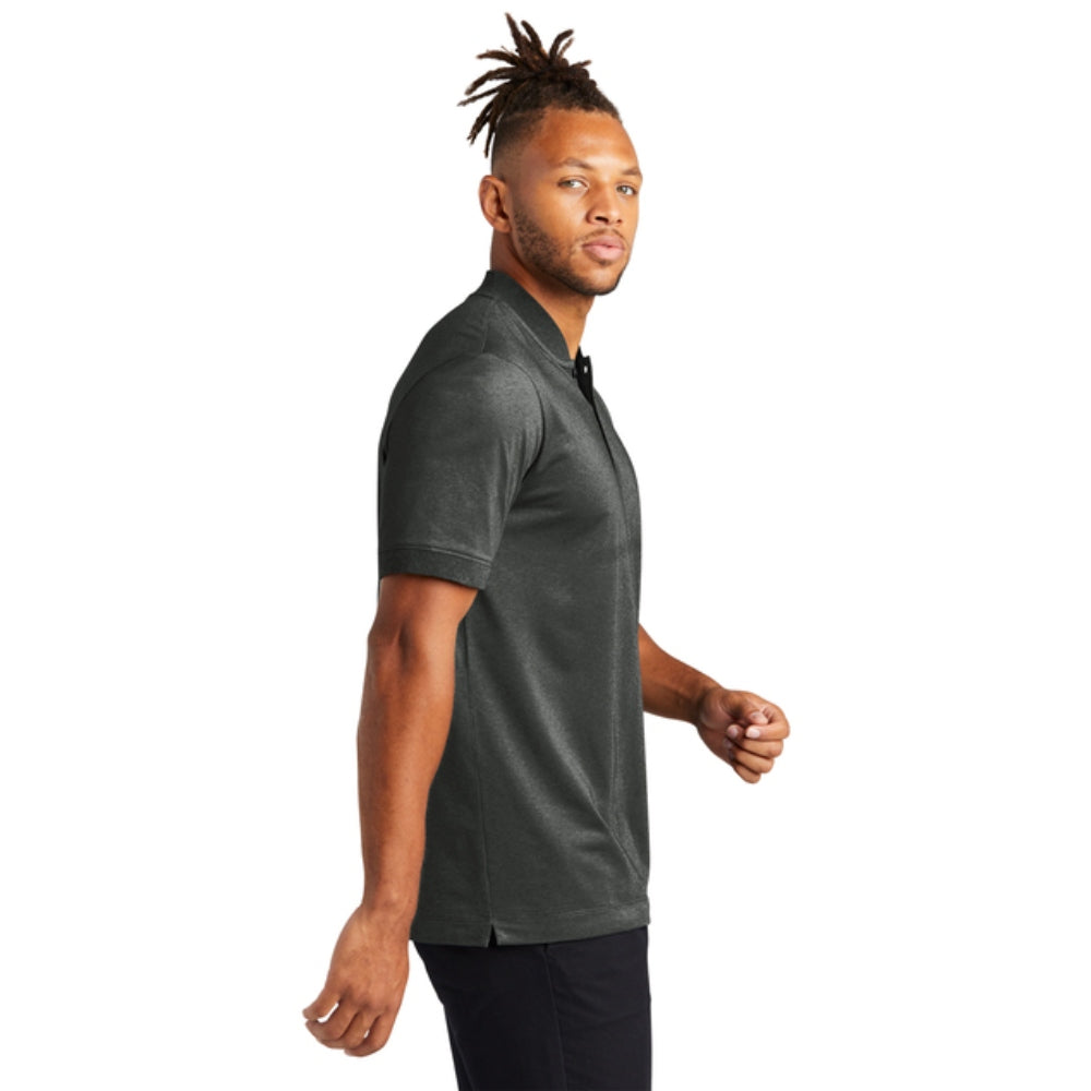 Mercer+Mettle® Stretch Pique Henley - Anchor Grey Heather