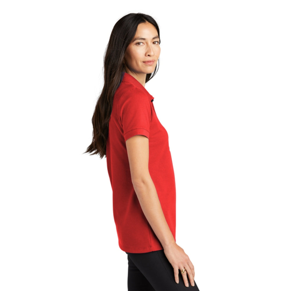 Mercer+Mettle® Women’s Stretch Heavyweight Pique Polo - Apple Red