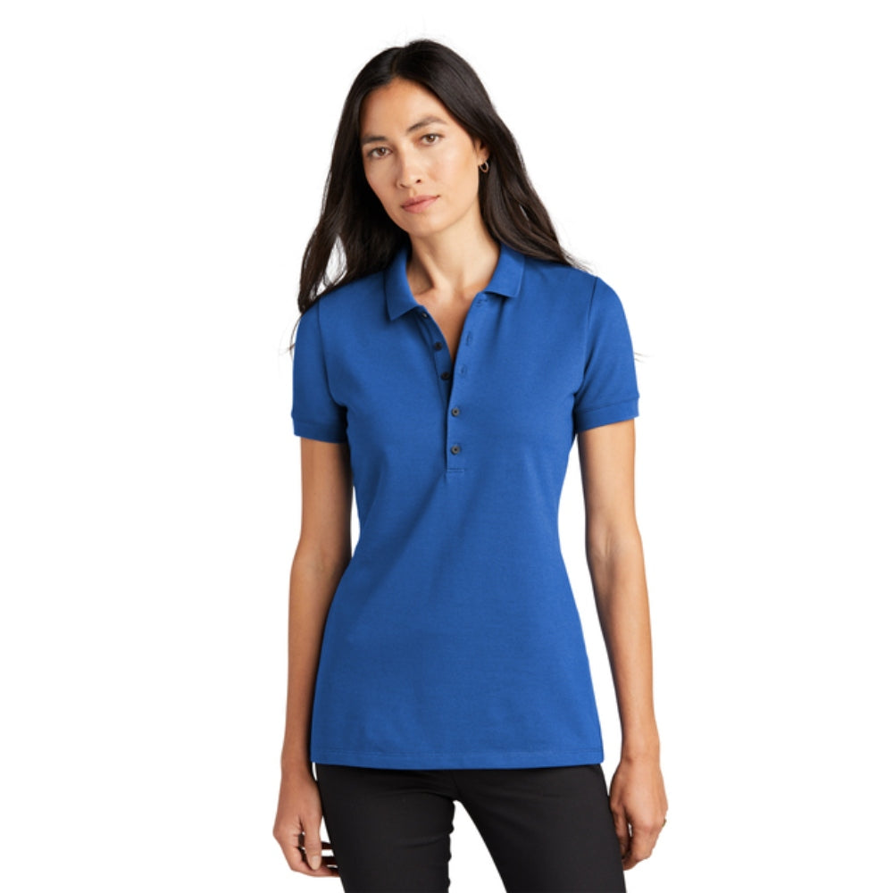 Mercer+Mettle® Women’s Stretch Heavyweight Pique Polo - Blue Note