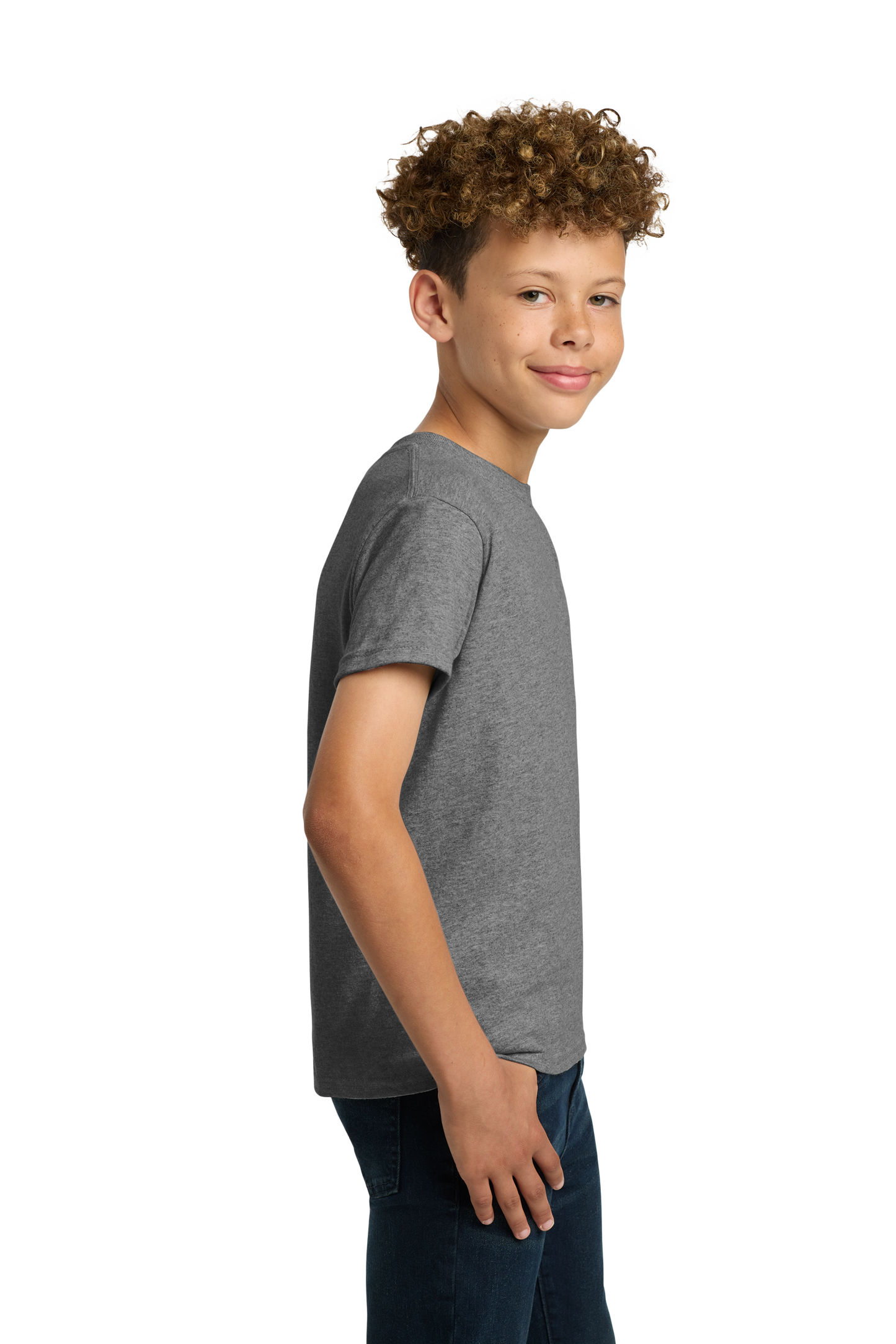 Gildan® - Youth Heavy Cotton™ 100% Cotton T-Shirt - Graphite Heather
