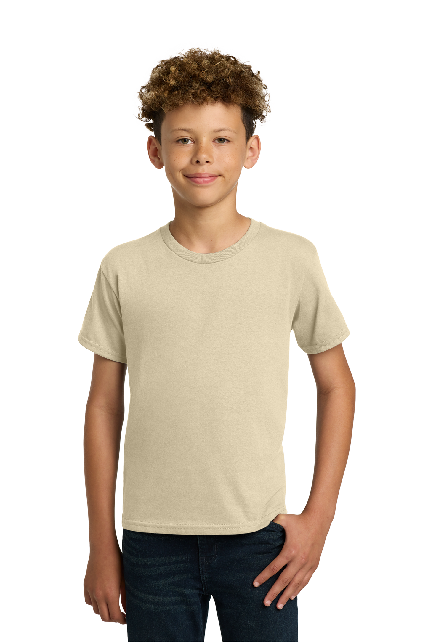 Gildan® - Youth Heavy Cotton™ 100% Cotton T-Shirt - Sand