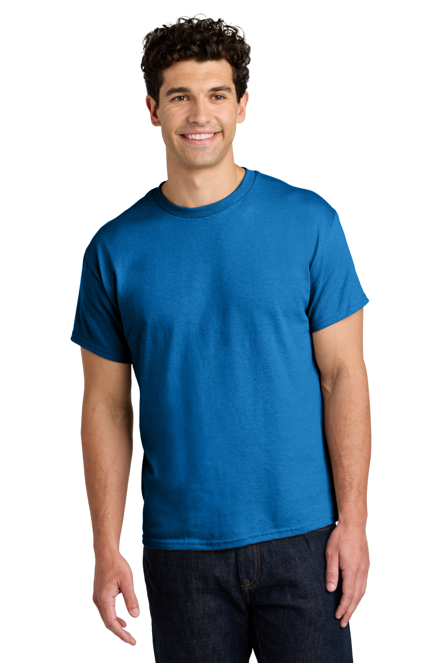 Gildan® - Heavy Cotton™ 100% Cotton T-Shirt - Neon Blue