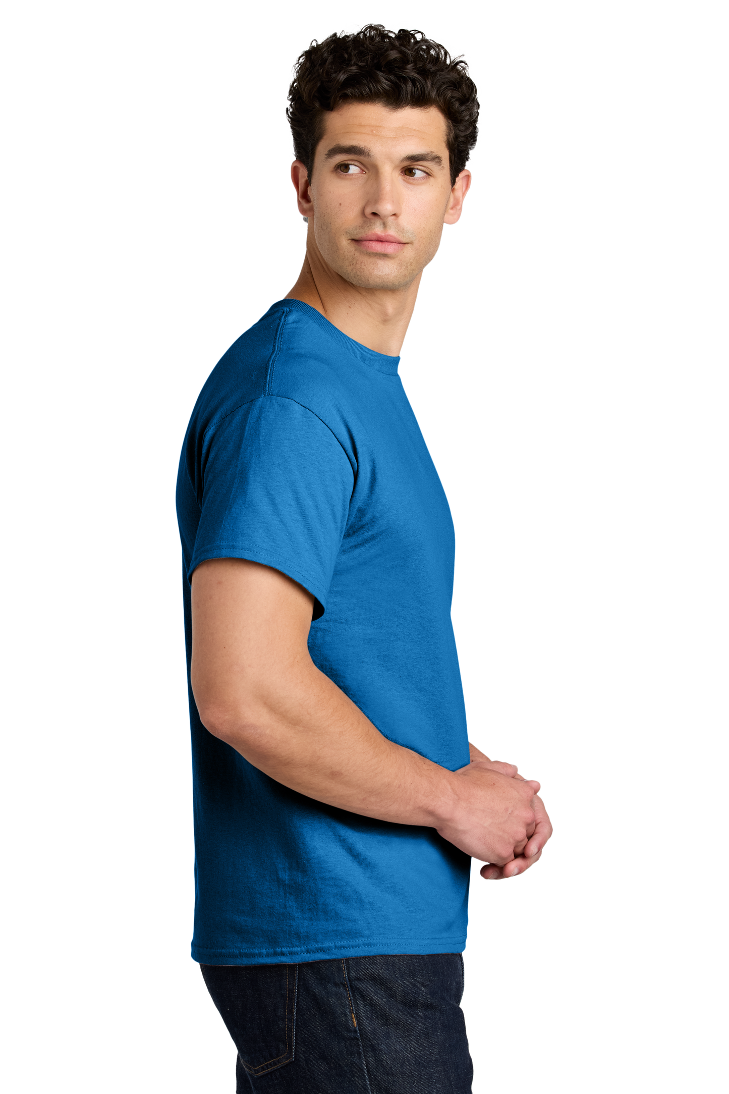 Gildan® - Heavy Cotton™ 100% Cotton T-Shirt - Neon Blue