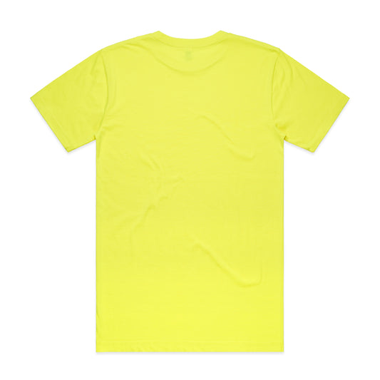Men Safety Short Sleeve Tee - Safety Yellow