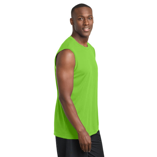 Sport-Tek® Sleeveless PosiCharge® Competitor™ Tee - Lime Shock