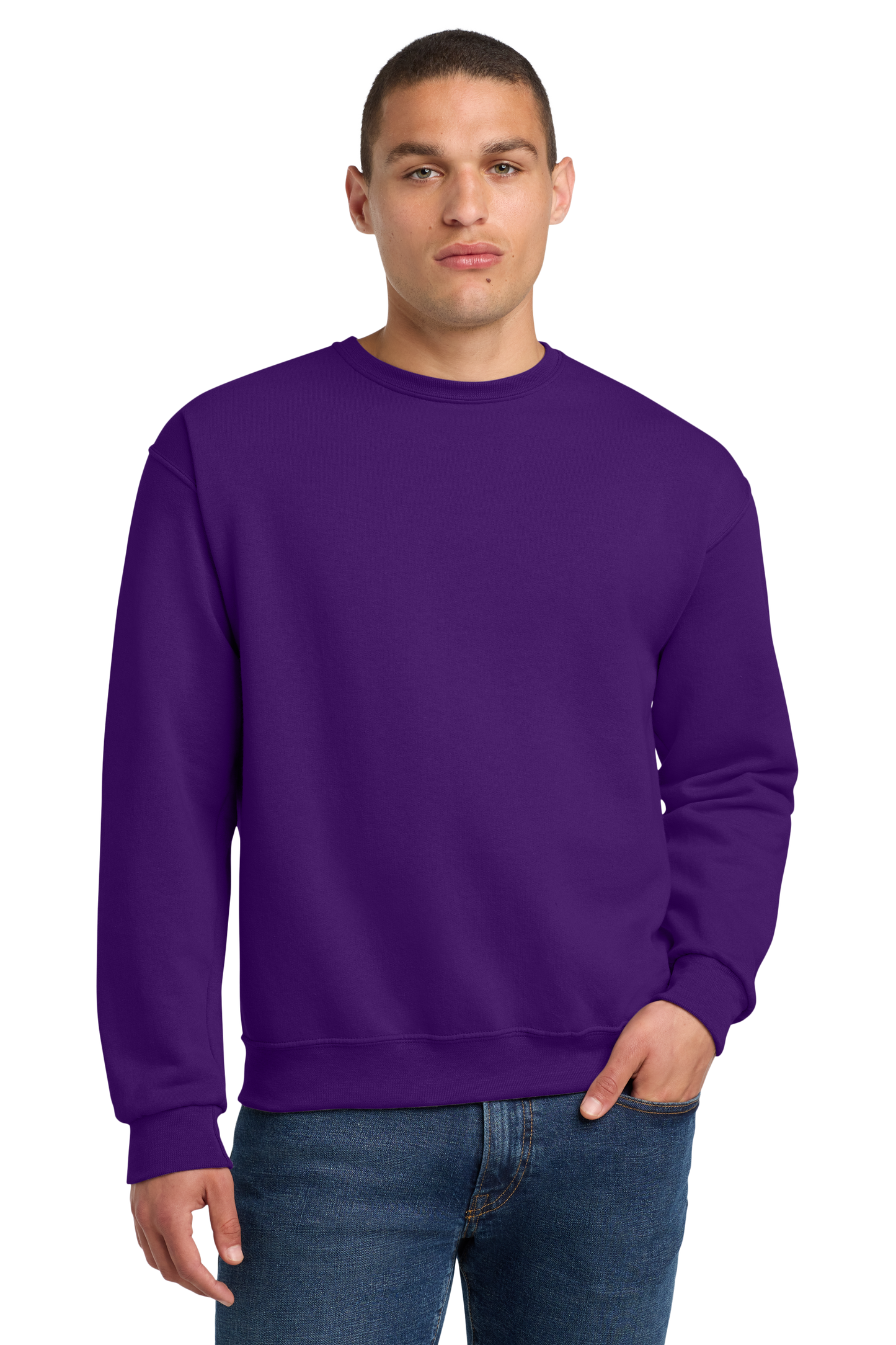Jerzees® - NuBlend® Crewneck Sweatshirt - Deep Purple