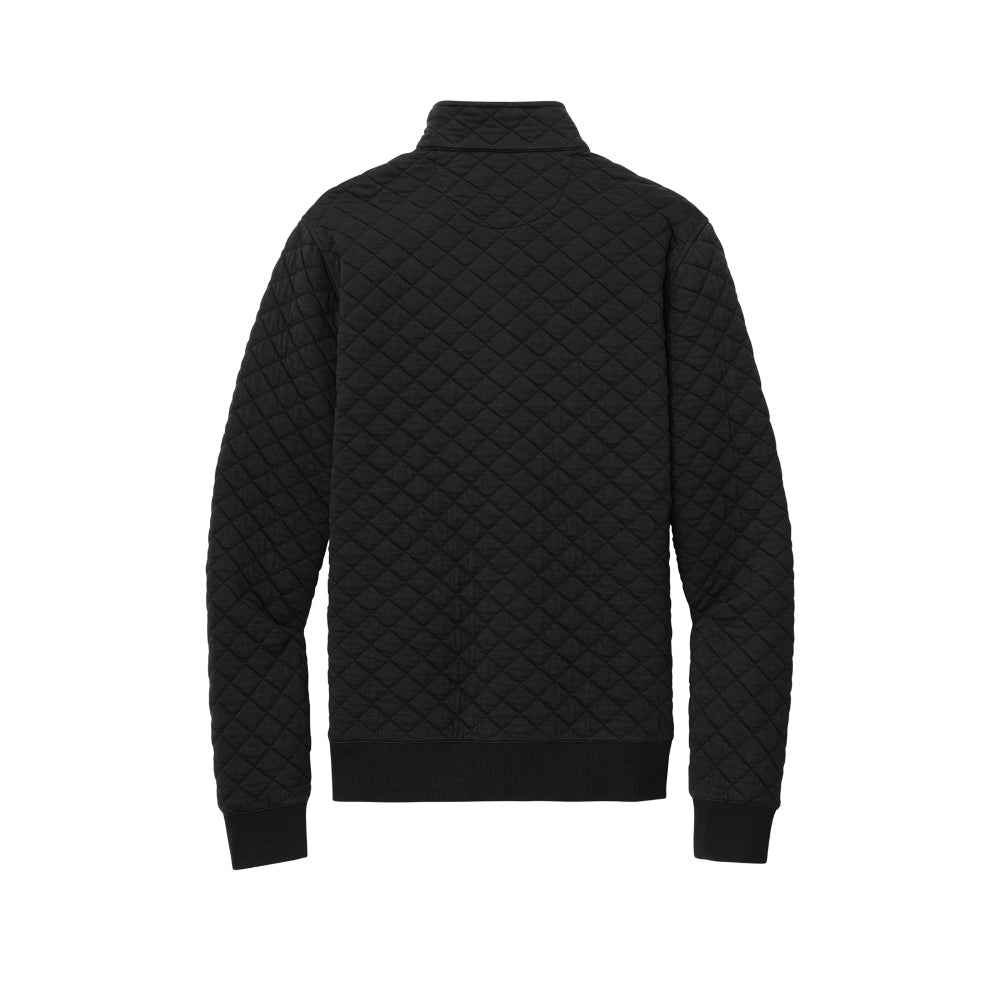 Brooks Brothers® Diamond Quilt 1/4-Zip - Deep Black