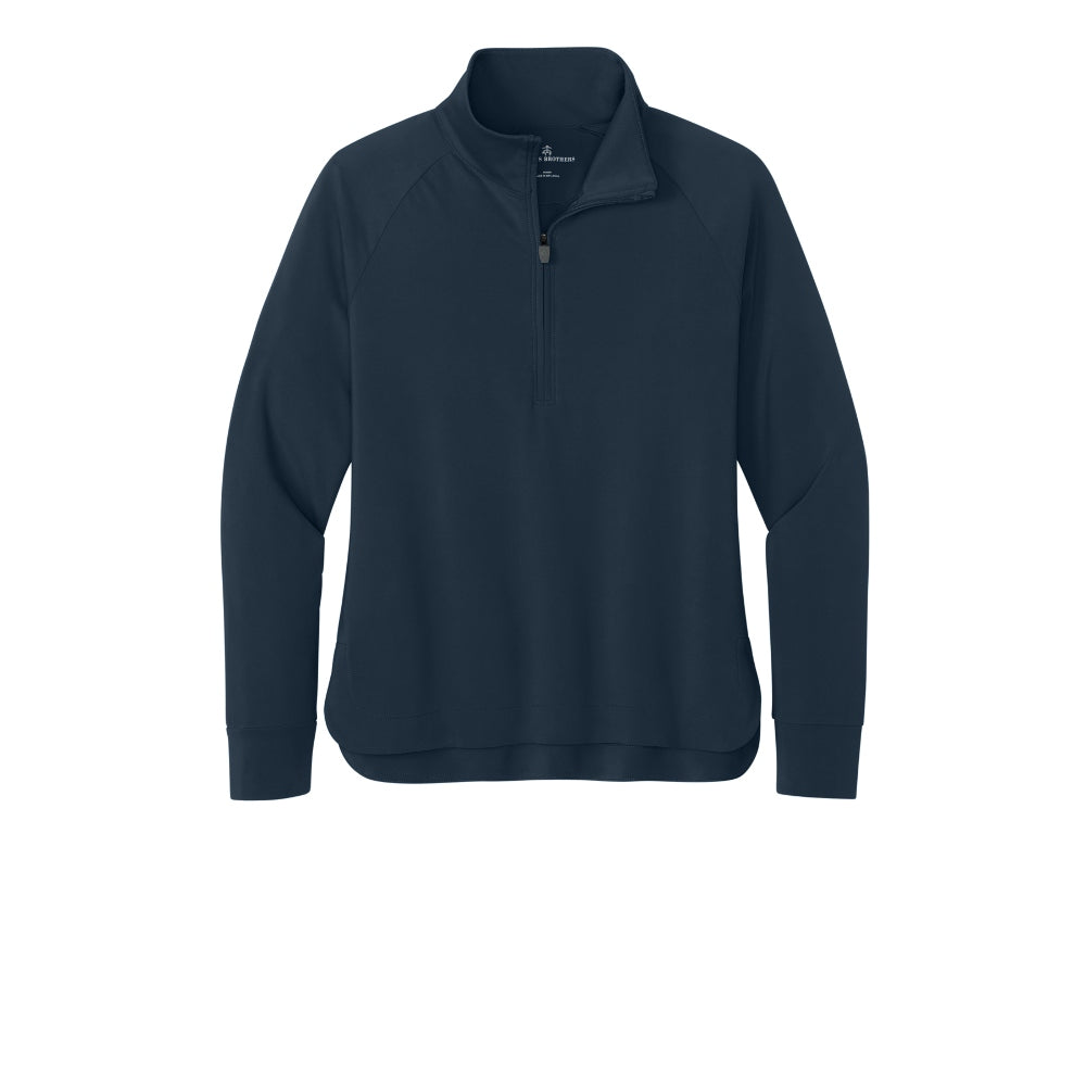 Brooks Brothers® Women’s Luxe Performance 1/4-Zip - Navy Blazer