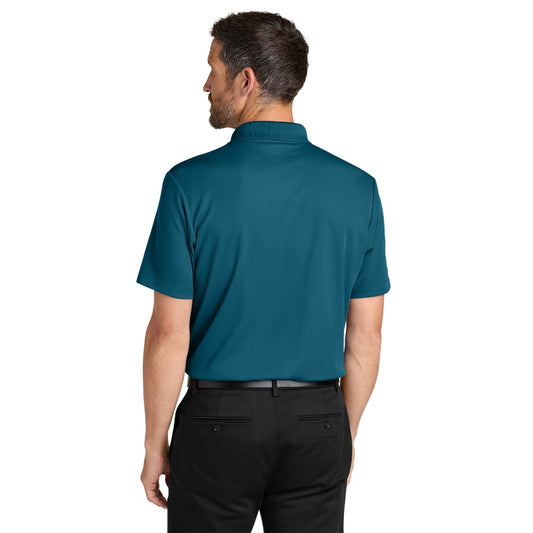 Port Authority® Plaited Pique Polo - Moroccan Blue