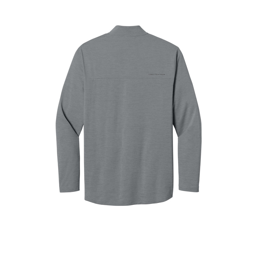 TravisMathew Onward 1/4-Zip - Quiet Shade Grey Heather