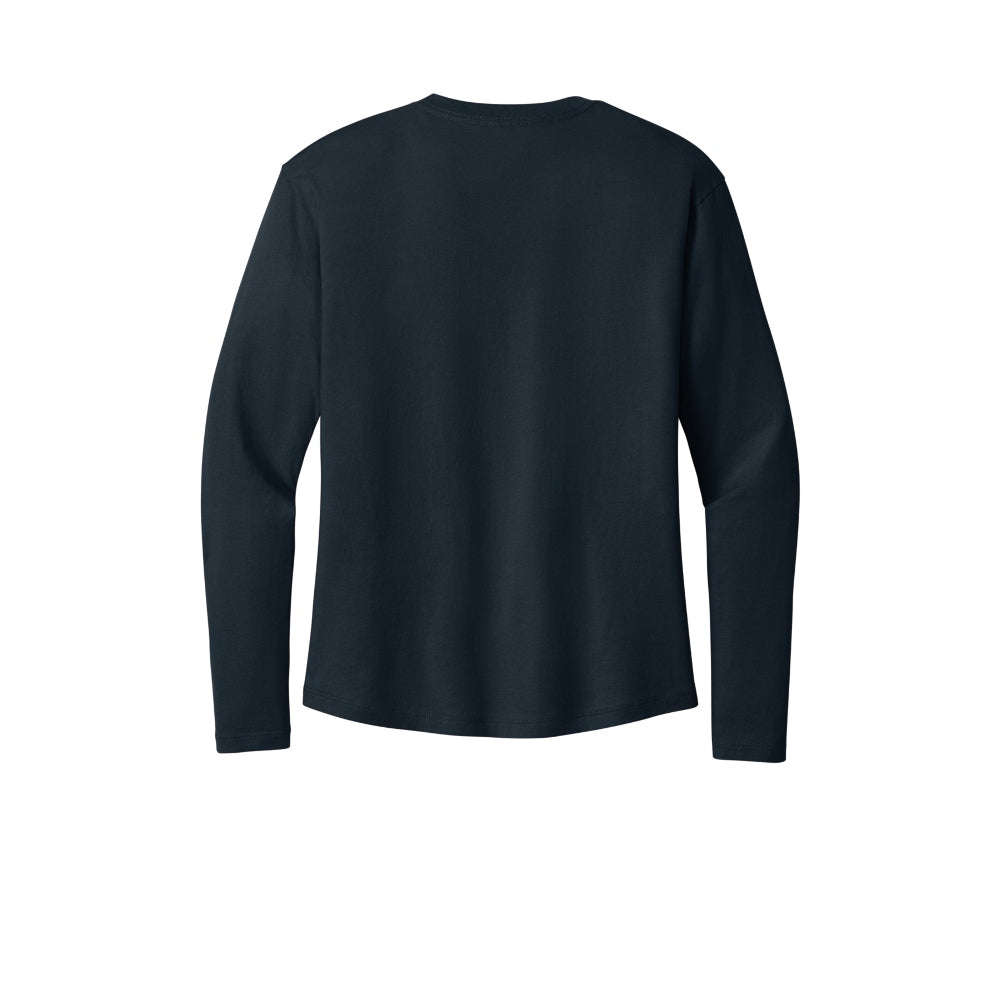 Next Level Apparel® Women’s Cotton Relaxed Long Sleeve Tee - Midnight Navy