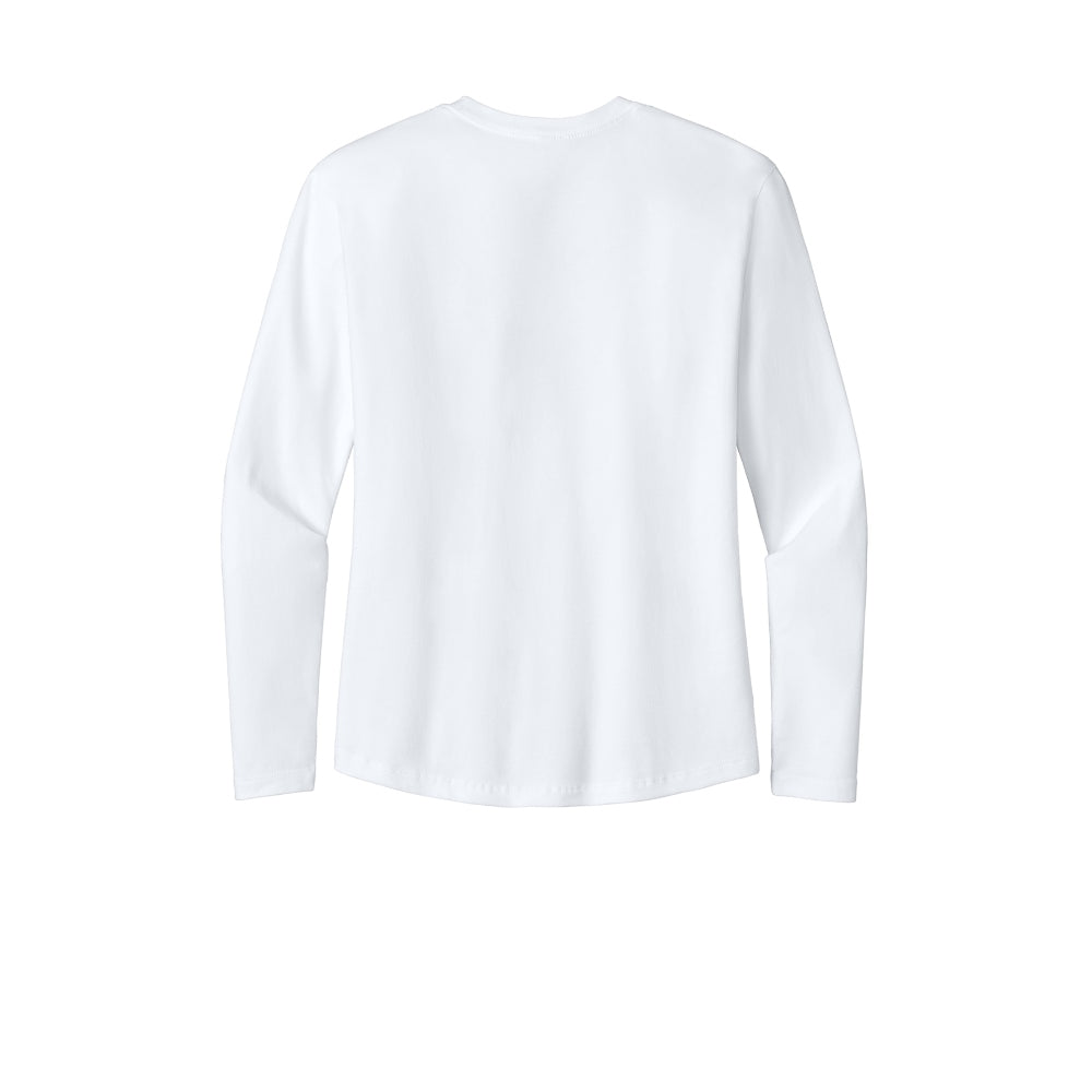 Next Level Apparel® Women’s Cotton Relaxed Long Sleeve Tee - White