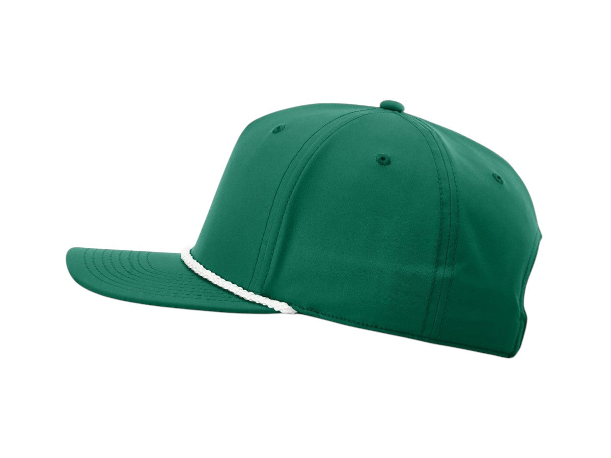 Richardson - Five-Panel Classic Rope Cap - 258 - Kelly/White