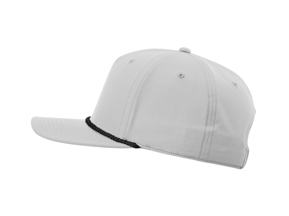 Richardson - Five-Panel Classic Rope Cap - 258 - Light Grey/Black