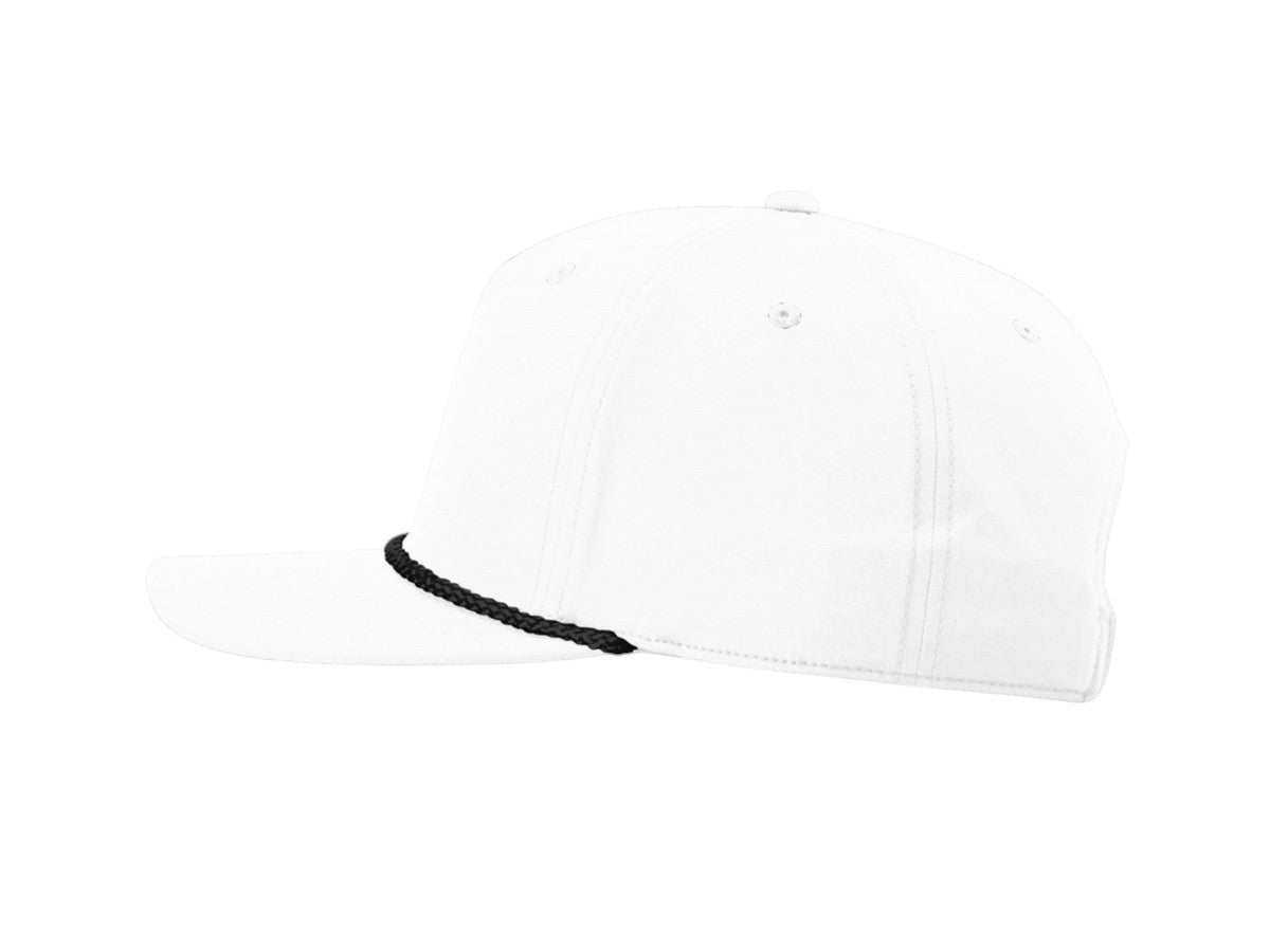 Richardson - Five-Panel Classic Rope Cap - 258 - White/Black