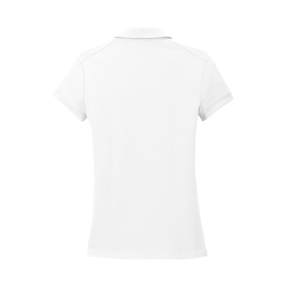 Nike Women's Dri-FIT Solid Icon Pique Modern Fit Polo - White
