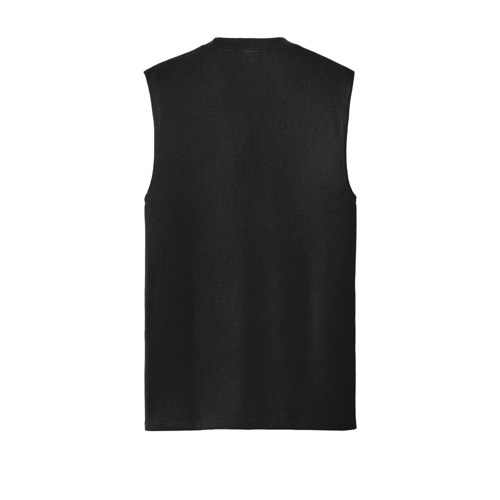 Port & Co™ Core Cotton Sleeveless Tee - Jet Black