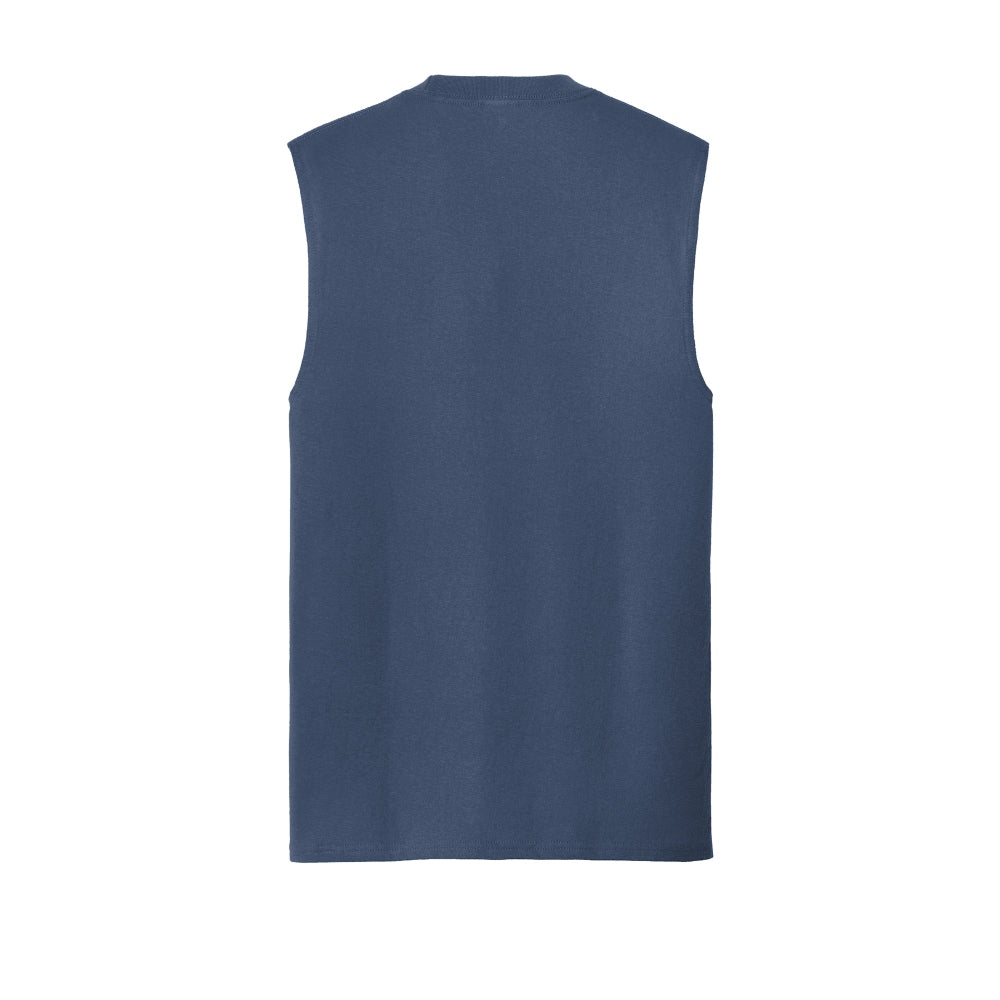 Port & Co™ Core Cotton Sleeveless Tee - Navy