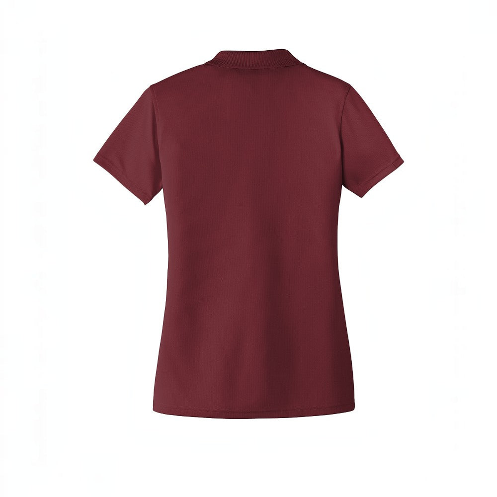 Port Authority® Women's Dry Zone® UV Micro-Mesh Polo - Burgundy