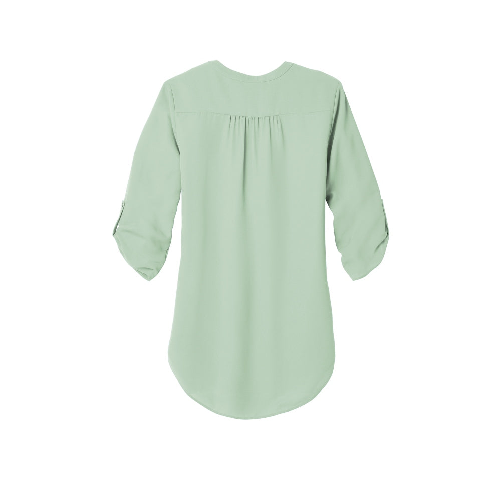 Port Authority® Women's 3/4-Sleeve Tunic Blouse - Misty Sage