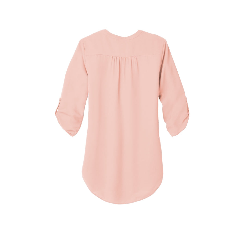 Port Authority® Women's 3/4-Sleeve Tunic Blouse - Rose Quartz