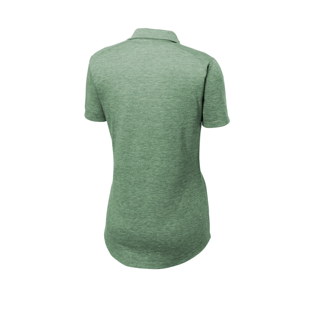Sport-Tek® Women's PosiCharge® Tri-Blend Wicking Polo - Forest Green Heather