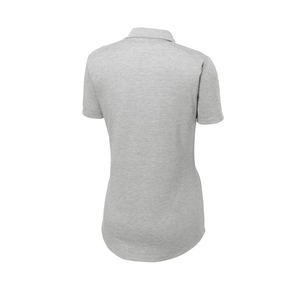 Sport-Tek® Women's PosiCharge® Tri-Blend Wicking Polo - Light Grey Heather