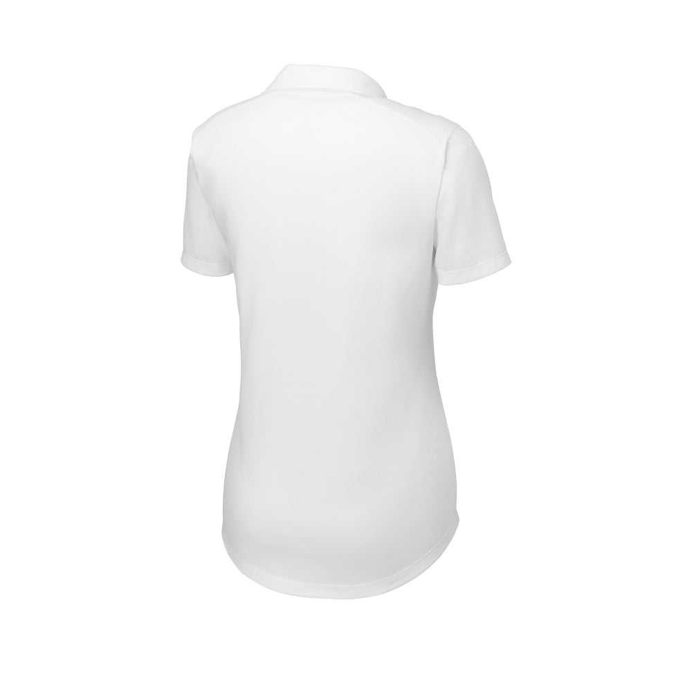Sport-Tek® Women's PosiCharge® Tri-Blend Wicking Polo - White Triad Solid