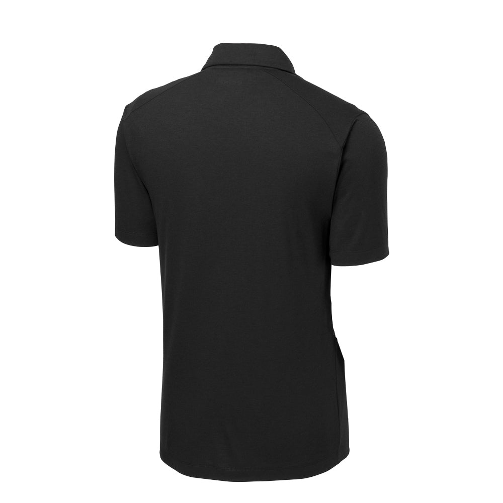 Sport-Tek® PosiCharge® Tri-Blend Wicking Polo - Black Triad Solid