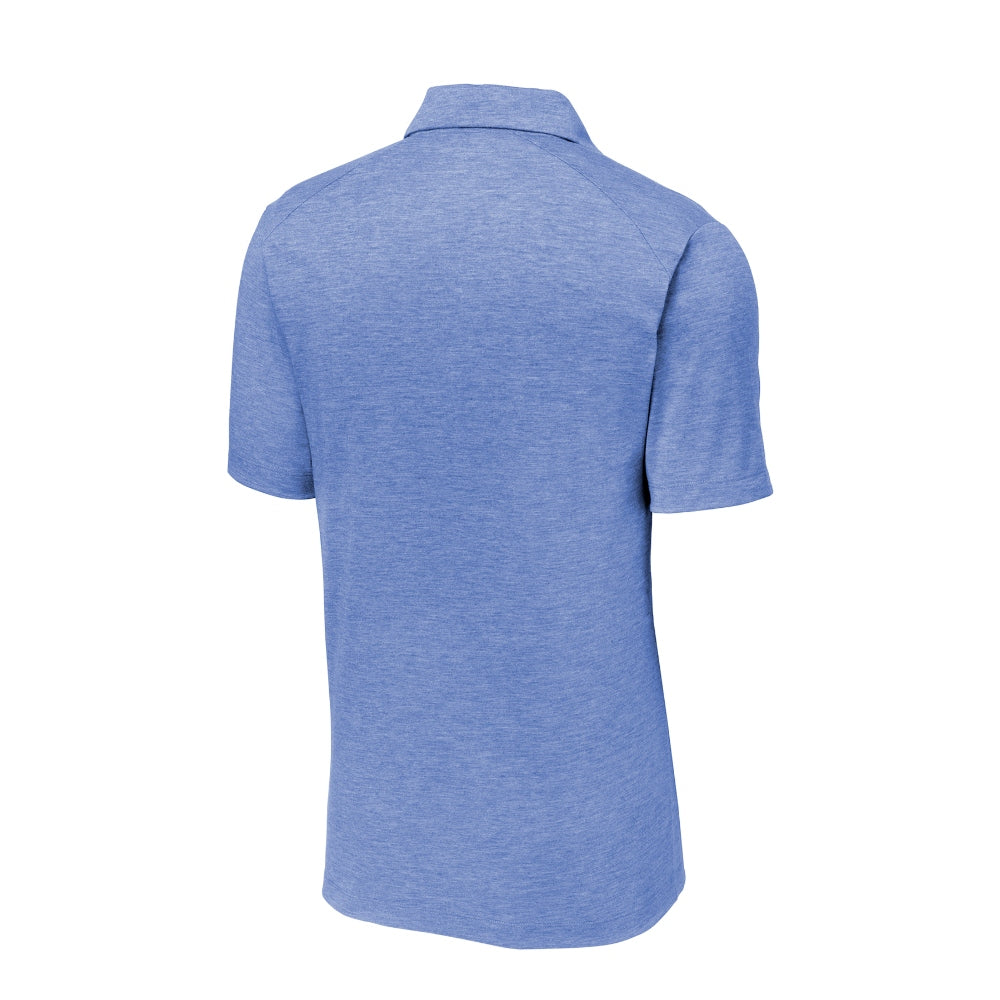 Sport-Tek® PosiCharge® Tri-Blend Wicking Polo - True Royal Heather