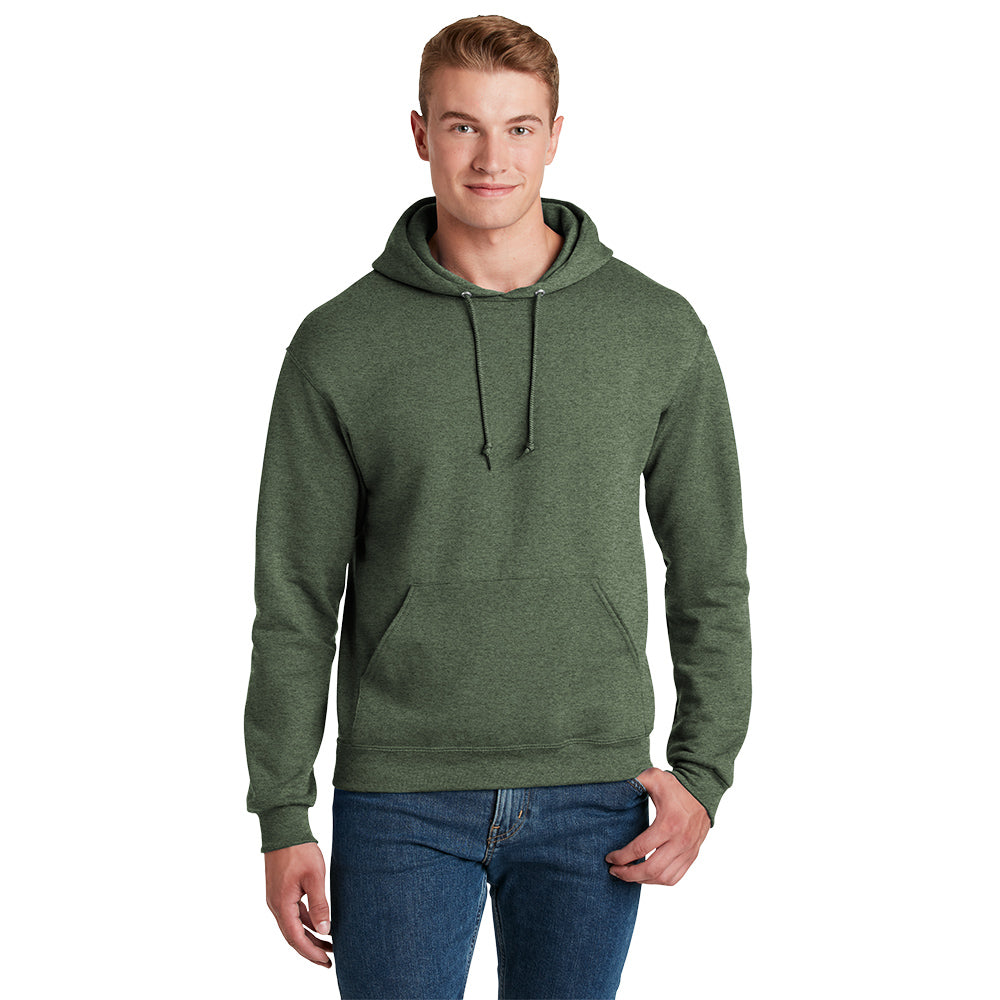 Jerzees® - NuBlend® Pullover Hooded Sweatshirt - Military Green Heather