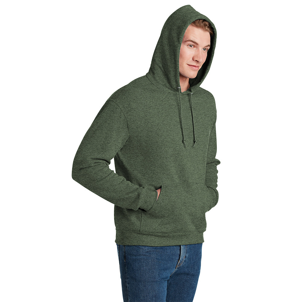 Jerzees® - NuBlend® Pullover Hooded Sweatshirt - Military Green Heather