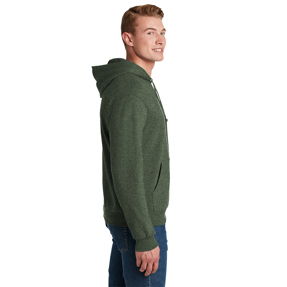 Jerzees® - NuBlend® Pullover Hooded Sweatshirt - Military Green Heather