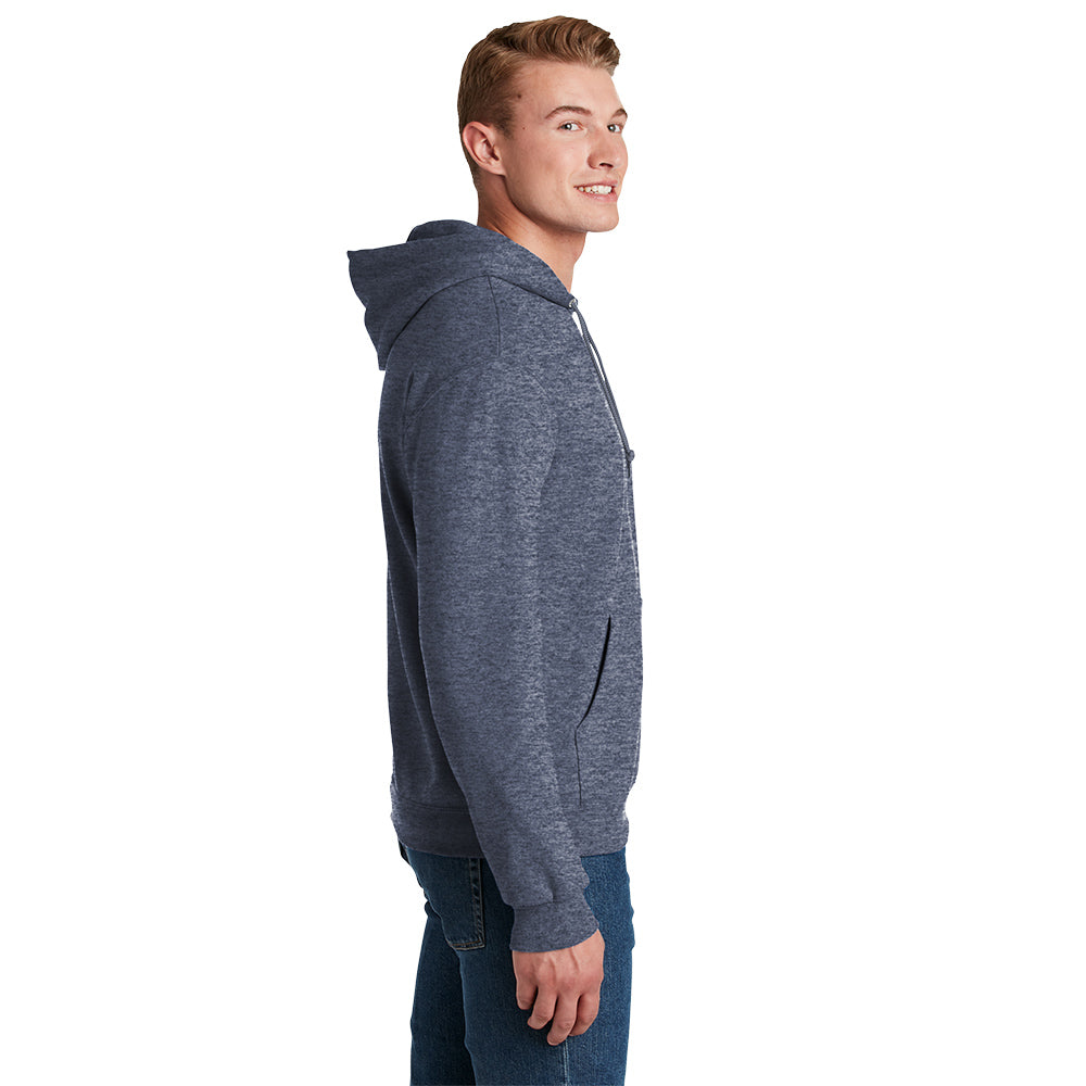 Jerzees® - NuBlend® Pullover Hooded Sweatshirt - Vintage Heather Blue