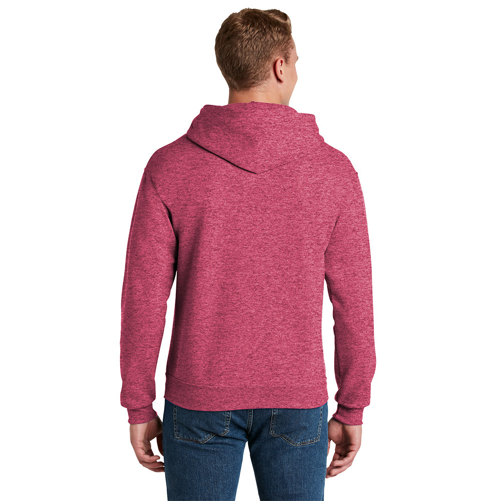 Jerzees® - NuBlend® Pullover Hooded Sweatshirt - Vintage Heather Red