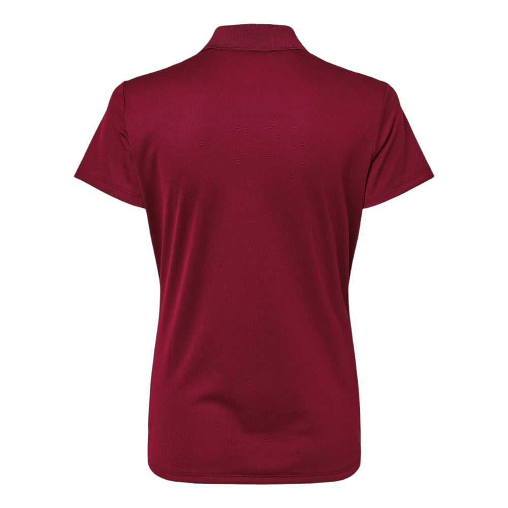Adidas Women's Performance Pique Polo - Collegiate Burgundy
