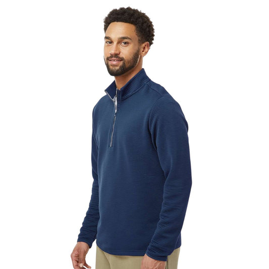 Adidas Men's Spacer Quarter-Zip Pullover - Collegiate Navy