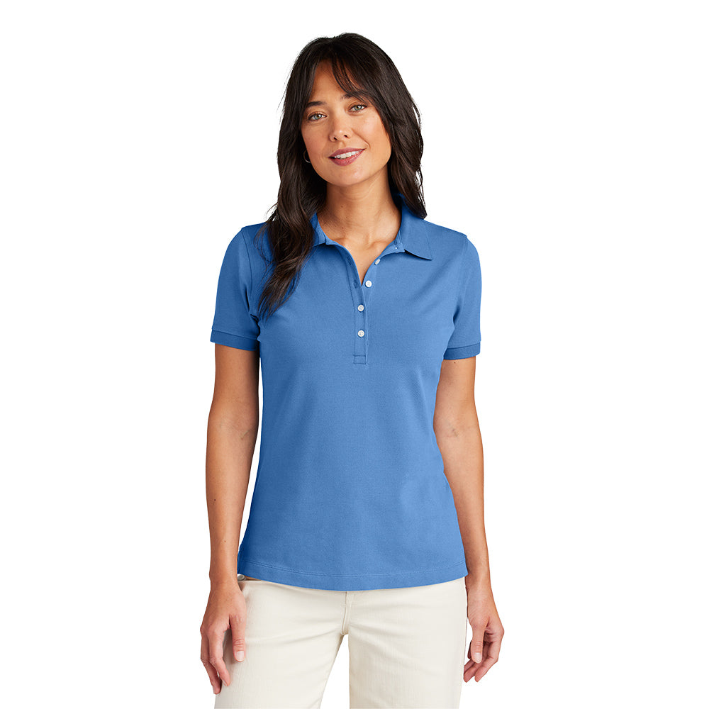 Brooks Brothers® Women’s Pima Cotton Pique Polo Charter Blue