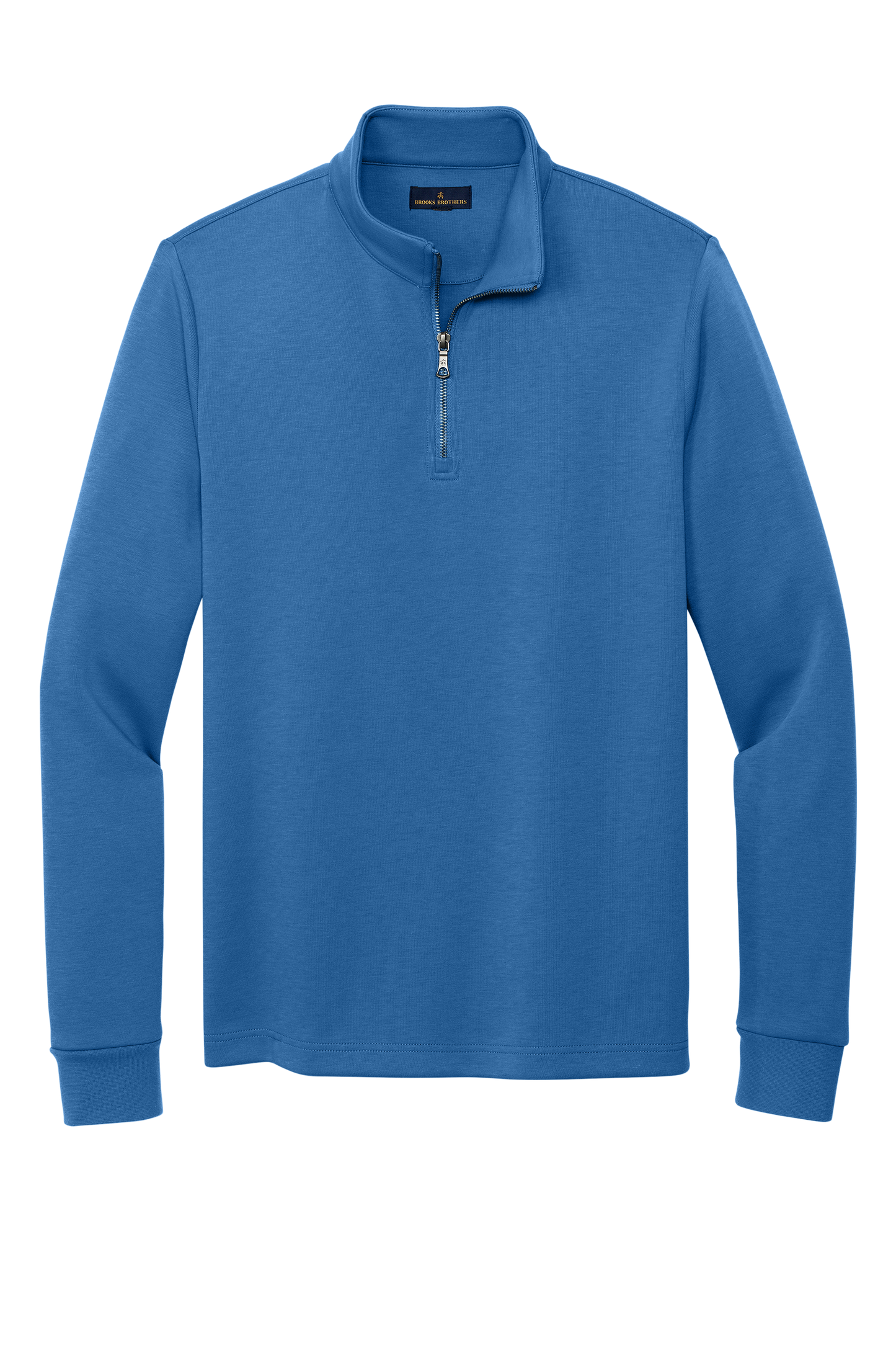 Brooks Brothers® Double-Knit 1/4-Zip - Charter Blue