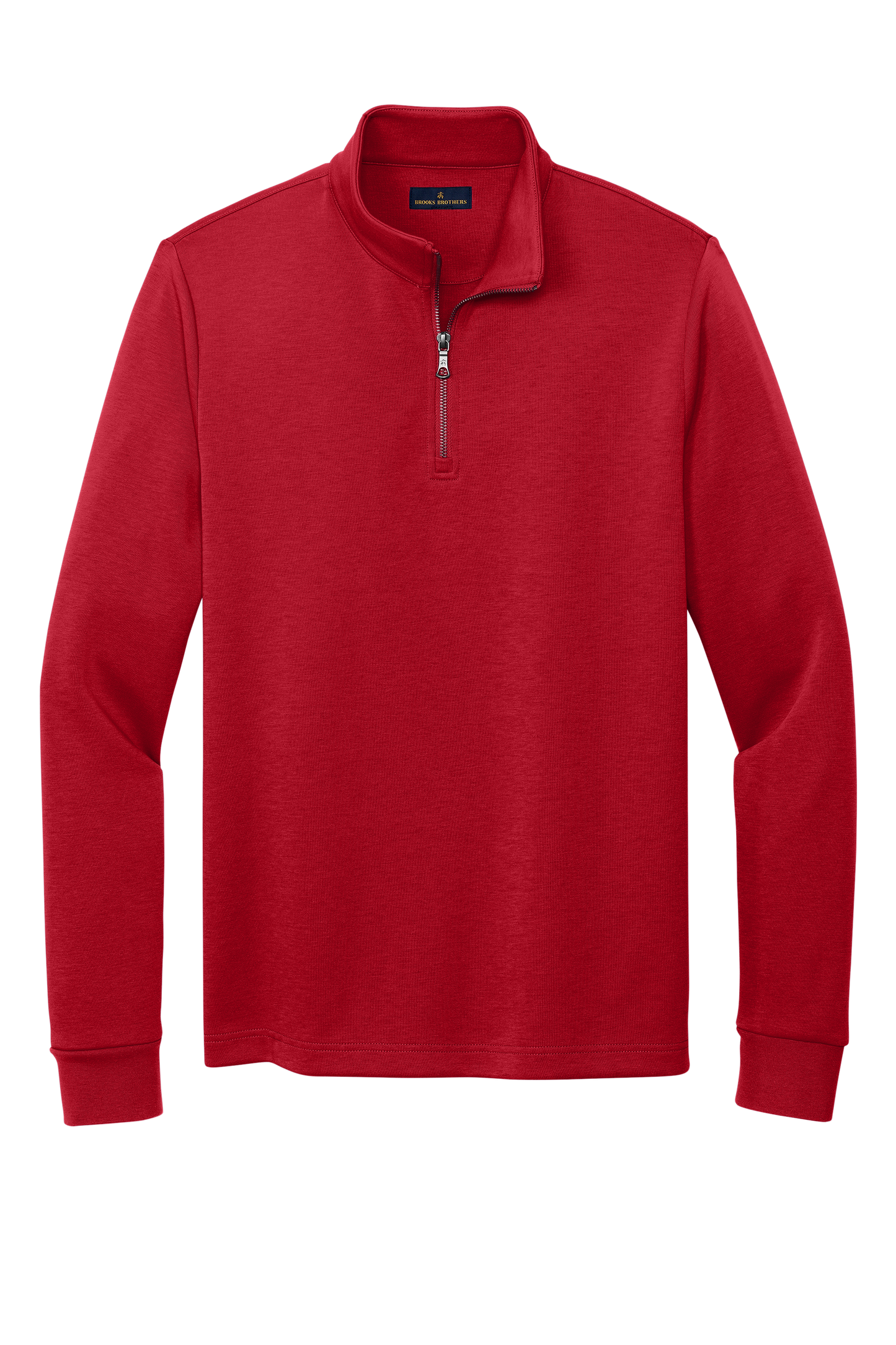Brooks Brothers® Double-Knit 1/4-Zip - Rich Red