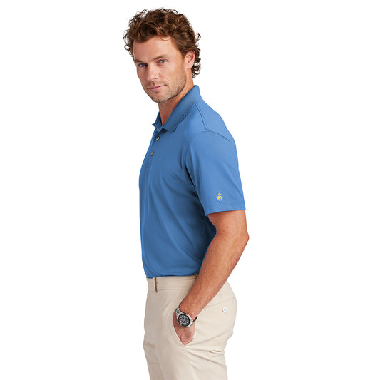 Brooks Brothers® Mesh Pique Performance Polo - Charter Blue