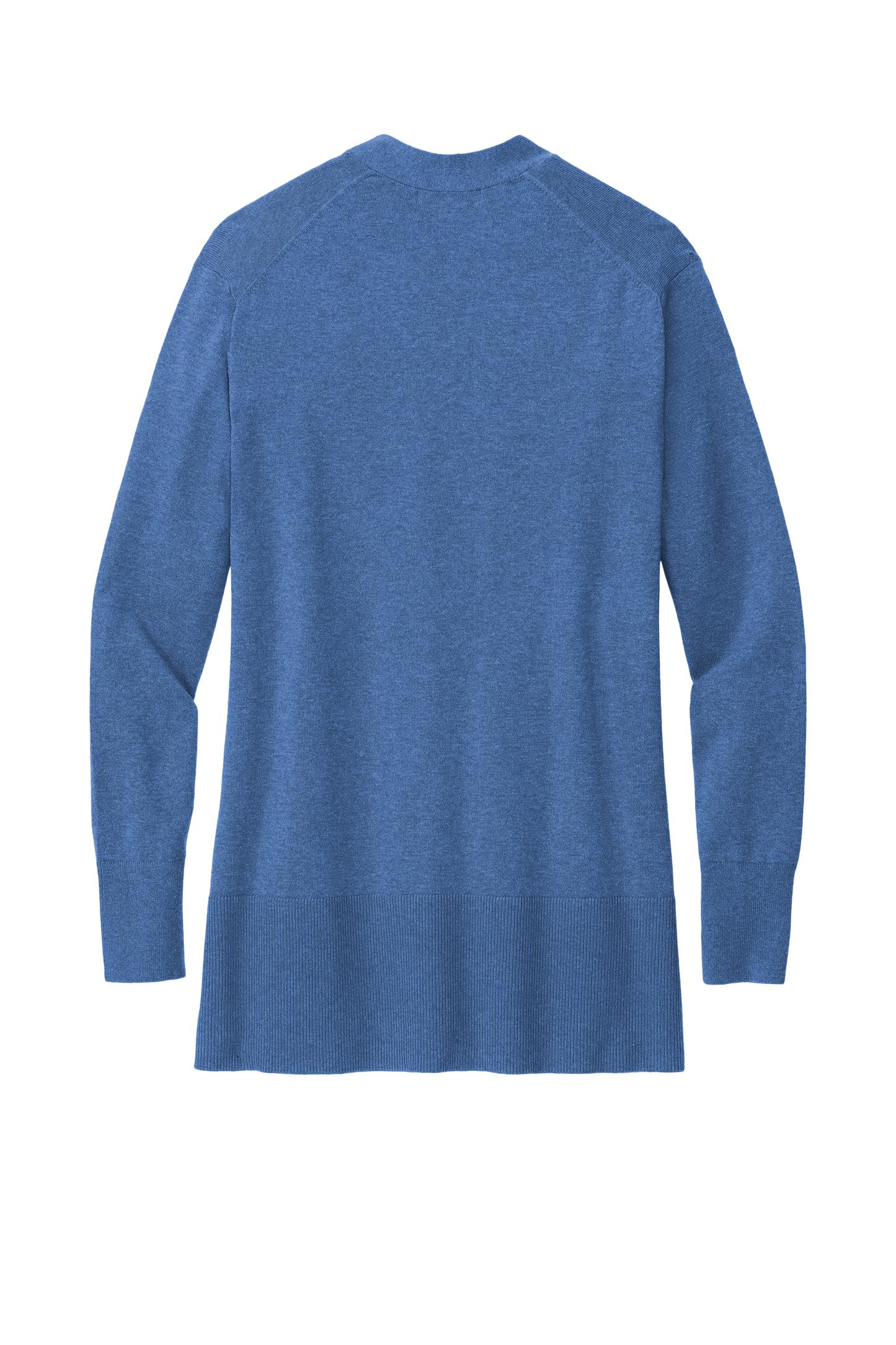 Brooks Brothers® Women’s Cotton Stretch Long Cardigan Sweater - Charter Blue Heather