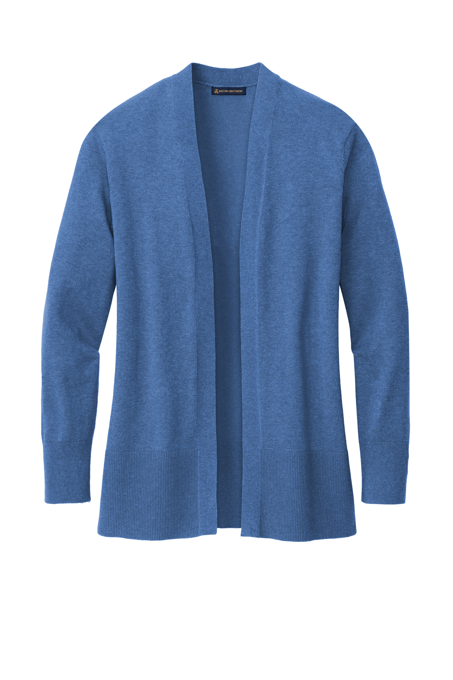 Brooks Brothers® Women’s Cotton Stretch Long Cardigan Sweater - Charter Blue Heather