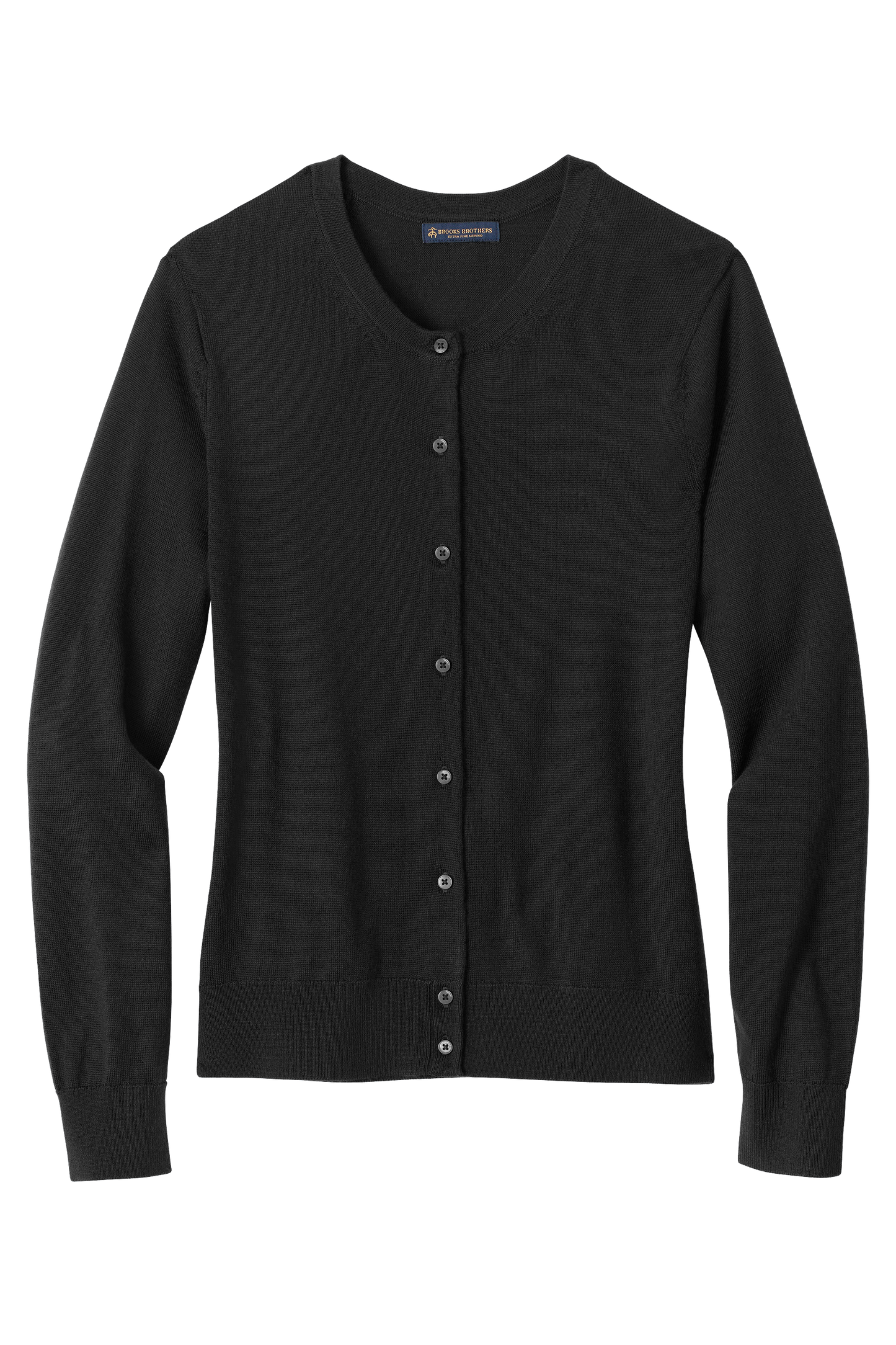 Brooks Brothers® Women’s Washable Merino Cardigan Sweater - Deep Black